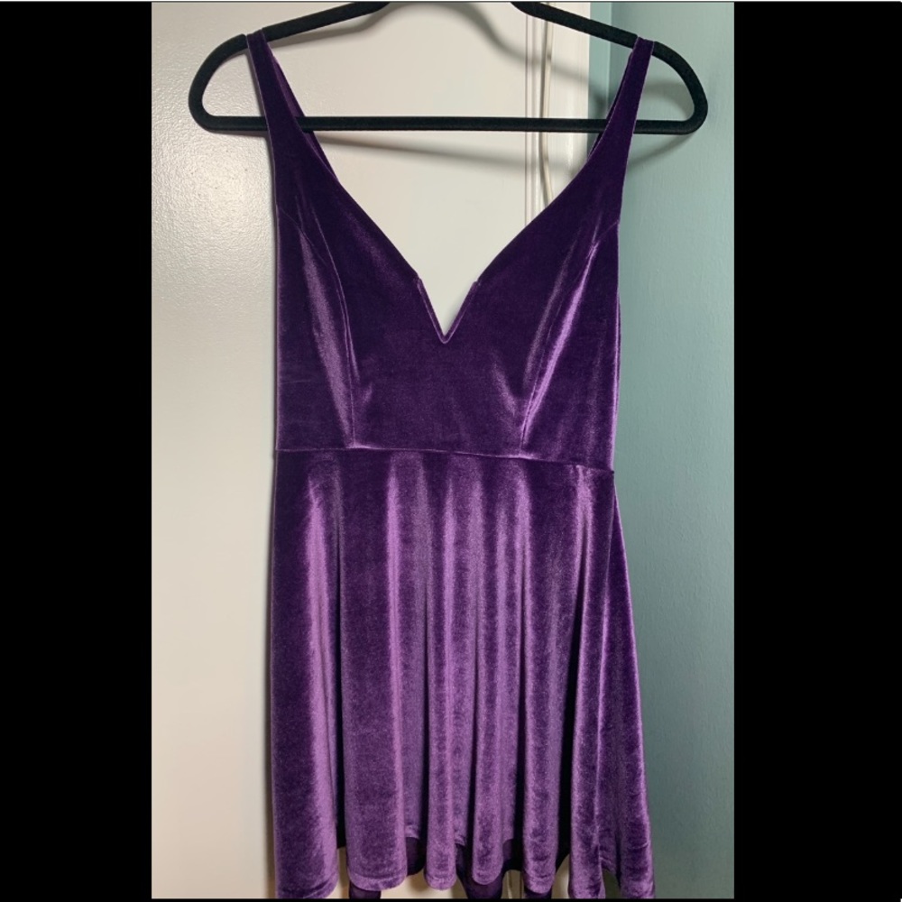 Velvet Kimchi Blue Dress Medium